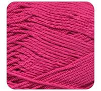 James C Brett It's Pure Cotton DK Yarn - 100% Cotton Double Knitting & Crochet Wool - 100g Ball (Raspberry)