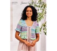 James C Brett JB964 Knitting Pattern Womens Cardigan in James C Brett Cotton Waves DK
