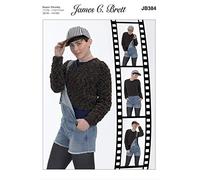 James C Brett Knitting Pattern Super Chunky Ladies Jumper JB384