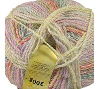 James C Brett Marble Chunky Knitting Yarn 100% Soft Acrylic Wool (MC117), Multicolour