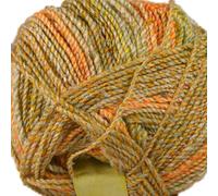 James C Brett Marble Chunky Yarn - 200g Ball of Supersoft Acrylic Knitting & Crochet Wool - Create Fast, Cosy Garments with a Beautiful Marbled Effect (Sunflowers)