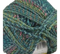 James C Brett Marble Chunky Yarn - 200g Ball of Supersoft Acrylic Knitting & Crochet Wool - Create Fast, Cosy Garments with a Beautiful Marbled Effect (Emerald Isle)