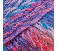 James C Brett Marble Chunky Yarn - 200g Ball of Supersoft Acrylic Knitting & Crochet Wool - Create Fast, Cosy Garments with a Beautiful Marbled Effect (Jewel Tones)