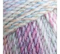 James C Brett Marble Chunky Yarn - 200g Ball of Supersoft Acrylic Knitting & Crochet Wool - Create Fast, Cosy Garments with a Beautiful Marbled Effect (Pastel Paint)