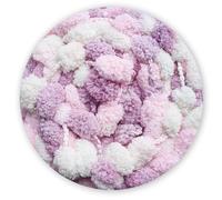 James C Brett Munchkin Pom Pom Knitting Yarn 200g Ball Super Chunky (MK02, 1 Ball)