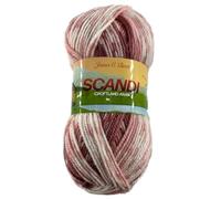 James C Brett Scandi Croftland Aran 150g Ball Acrylic/Wool Blend (A300 Salmon Run)