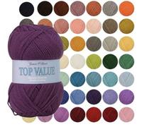 James C. Brett Top Value DK Knitting Yarn Sea Green Shade 8461 (100 Grams)