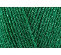 James C Brett Twinkle DK Yarn - Super Soft Double Knitting Glitter Acrylic Crochet Knitting Wool for Crafting - Emerald TK22-3 x 100g Balls