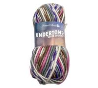 James C Brett Undertones Super Chunky 100g Ball (UT02 Wild Heather, 1 Ball)