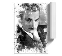 James Cagney V3 | Unframed Wall Art Print | Ready to Frame Poster | Modern Home Decor Picture | Artwork for Living Room, Bedroom, Kitchen or Office | A1 (59.4x84.1 cm)