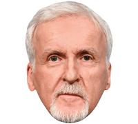 James Cameron (Goatee) Celebrity Mask, Flat Card Face, Fancy Dress Mask