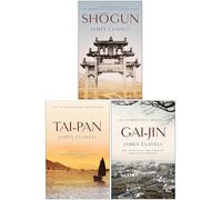 James Clavell Asian Saga Series 3 Books Collection Set Shrink Wrap Pack (Shogun, Tai-Pan, Gai-Jin)