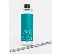 James & Co No.15 Sea Salt (Sea Salt & Driftwood) 200ml Reed Diffuser Refill Bottle with 6 Fibre Reeds