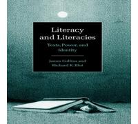 James Collins Literacy & Literacies: Texts, Power, & Identity Hardcover Book James Collins Multicolor