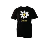 James Daisy Flower T-Shirt - Cute Floral Graphic Name Shirt - Personalized Gift Tee for Men and Women (Black, 2XL)