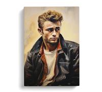 James Dean Art Informel Art Canvas Wall Art Print 30x20 Inch