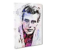 James Dean Canvas Print | Gallery Wrapped 30mm Frame Wall Art | 30x20 inches | Ready to Hang | Abstract Picture | Living Room Bedroom Lounge Office