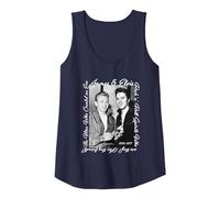 James Dean_Elvis Presley Tank Top, Women, Navy Blue, X-Large