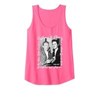 James Dean_Elvis Presley Tank Top, Women, Neon Pink, X-Large