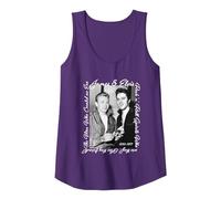 James Dean_Elvis Presley Tank Top, Women, Purple, Medium