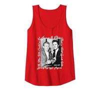 James Dean_Elvis Presley Tank Top, Women, Red, Large