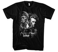 James Dean Men's and Men's T-Shirt Vintage Rockabilly Retro Cult, Black print: white, S