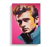 James Dean Neo Plasticism Art Canvas Wall Art Print 30x20 Inch
