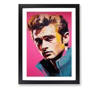James Dean Neo-Plasticism Framed Print | A2 Black Framed Wall Art | Ready to Hang | Modern Nature Picture | Living Room Bedroom Lounge Office