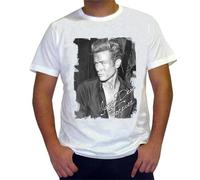 James Dean t Shirt Top Short Sleeves Cotton White Gift White