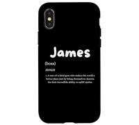 James Definition Personalized Name Custom Costume For James Case for iPhone X/XS
