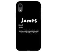 James Definition Personalized Name Custom Costume For James Case for iPhone XR