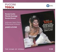 JAMES/DOMINGO,PLACIDO/+ LEVINE - TOSCA HOME OF OPERA 2 CD NEW PUCCINI,GIACOMO