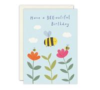 James Ellis Bees and Flowers Birthday Card