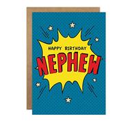 James Ellis Nephew Birthday Card (Comic Book Style)