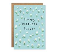 James Ellis Sister Birthday Card (Flowers)