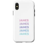 James Funny Retro Name Graphic Classic Style Case for iPhone X/XS