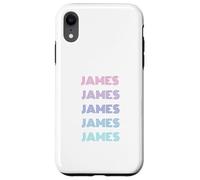 James Funny Retro Name Graphic Classic Style Case for iPhone XR