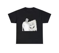 James Gandolfini Tony Soprano Graphic Print Gabagool Art Unisex Heavy Cotton Tee Black