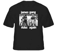 James Gang Rides Again Image T Shirt Black L
