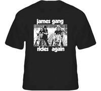 James Gang Rides Again Image T Shirt Black(Small)