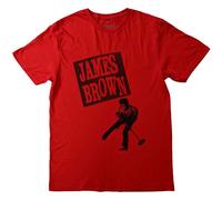 James Halftone T Shirt James Brown Red S