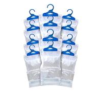 JAMES Hanging Interior Wardrobe Dehumidifier with Leak Proof Storage Bag & Strong Hook Perfect forStop Damp, Mould, Mildew & Condensation for Wardrobe | Dehumidifier Bags (Pack of 12)