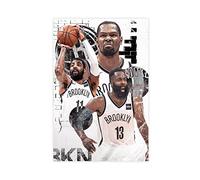 James Harden, Kevin Durant And Kyrie Irving Poster Basketball Poster Canvas Poster Bedroom Decor Sports Landscape Office Room Decor Gift Unframe-style 08x12inch(20x30cm)