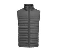 James Harvest Men's Arches Padded Gilet in Dark Grey | Size: Medium James Harvest Dark Grey M