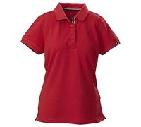 James Harvest Women's Avon Ladies Polo Shirt, Red, 14 (Size: X-Large)