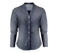 James Harvest Women's Townsend Shirt in Navy | Size: Medium James Harvest Navy M