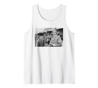 James Hunt Jackie Stewart at Brands Hatch Motor Racing 1976 Tank Top
