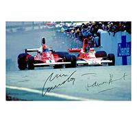 James Hunt & Niki Lauda - F1 Formula One Autograph Signed A4 Photo Print 1