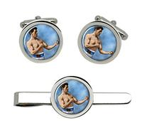 James J. Corbett, Boxer Cufflinks and Tie Clip Set