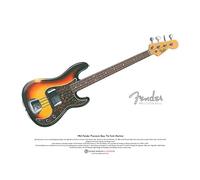 James Jamerson's 1962 Fender Precision Bass Art Poster A3 Size